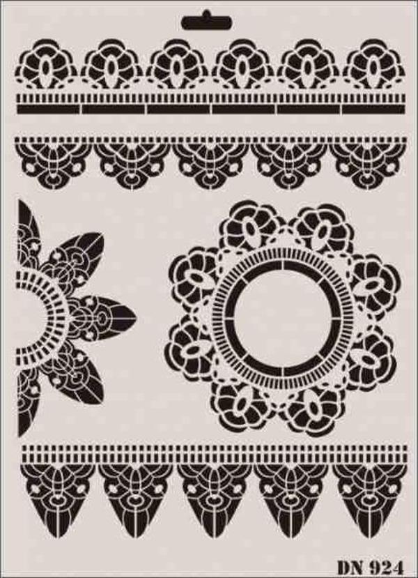 Rich Dantel Stencil Boyama Şablonu 25x35 cm. DN-924 - Image 1