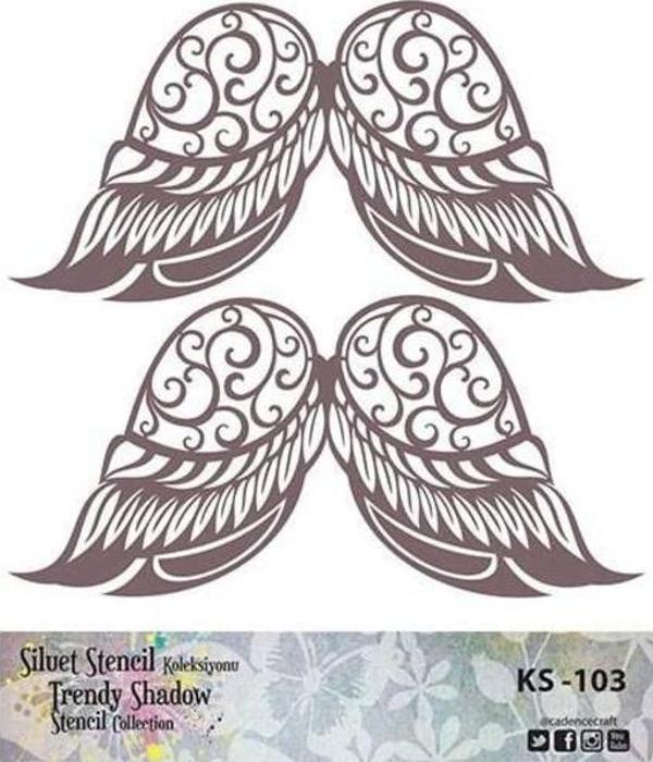 Cadence Siluet (Kenarsız) Stencil KS-103 - Image 1