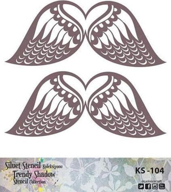 Cadence Siluet (Kenarsız) Stencil KS-104 - Image 1