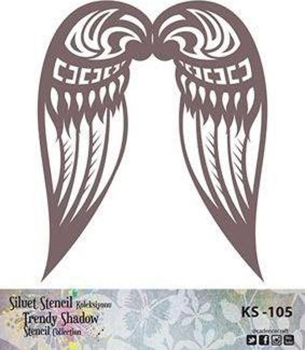 Cadence Siluet (Kenarsız) Stencil KS-105 - Image 1