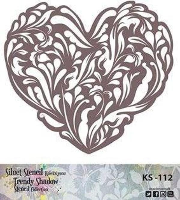 Cadence Siluet (Kenarsız) Stencil KS-112 - Image 1