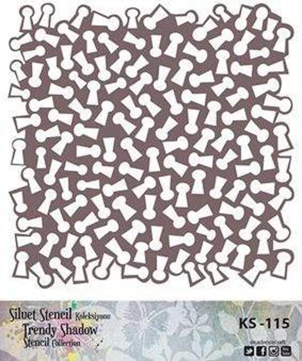 Cadence Siluet (Kenarsız) Stencil KS-115 - Image 1