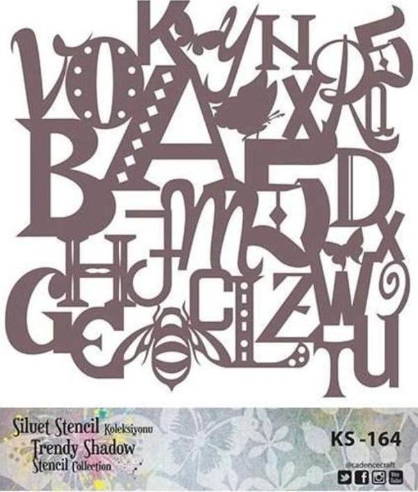 Cadence Siluet (Kenarsız) Stencil KS-164 - Image 1