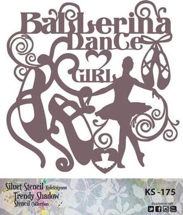 Cadence Siluet (Kenarsız) Stencil KS-175 - Image 1