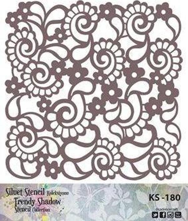 Cadence Siluet (Kenarsız) Stencil KS-180 - Image 1