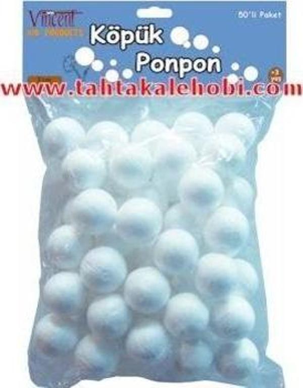 Vincent Foam Ball - Köpük Top 3 cm. 50 Adet - Image 1