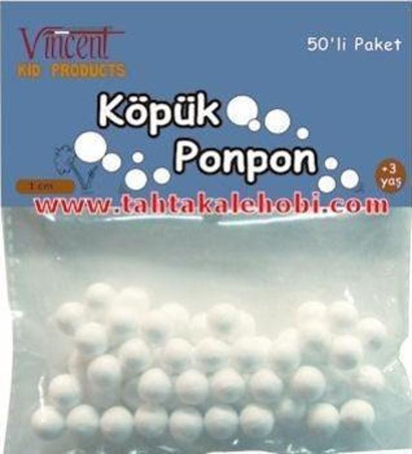 Vincent Foam Ball - Köpük Top 1 cm. 50 Adet - Image 1