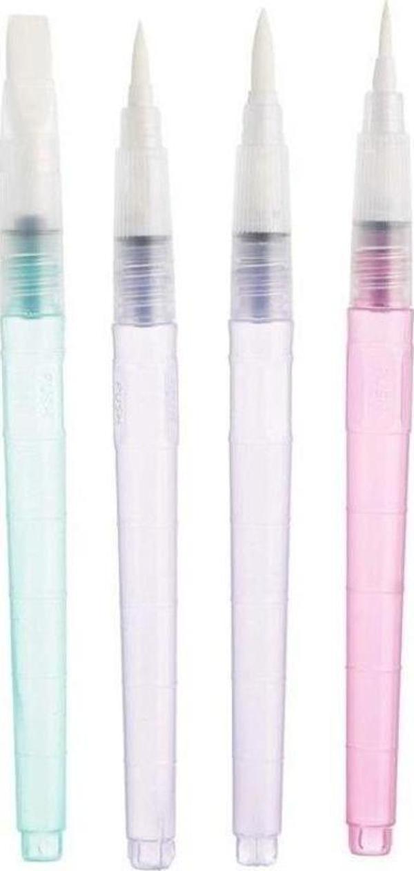 Pebeo 4'lü Waterbrush Su Hazneli Fırça Seti (Yuvarlak 3-4-5 mm + Kesik 10 mm) - Image 1