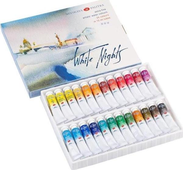 St. Petersburg White Nights Artists' Tüp Suluboya 24 Renk x 10 ml - Image 1
