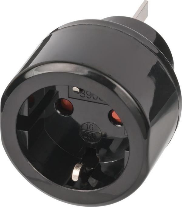 Brennenstuhl Türkiye Fiş Sistemi Avustralya-Çin Ülkeleri Uyumlu IP20 Lisanslı Topraklı Travel Adaptör - Image 1