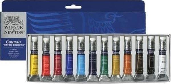 Winsor & Newton Cotman Tüp Sulu Boya 12 Renk x 8 ml. - Image 1