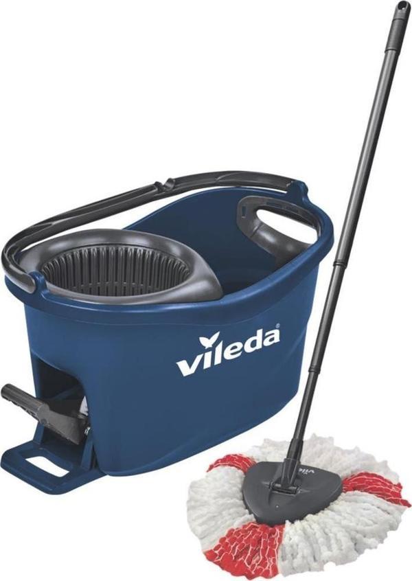 Vileda Turbo Colors 2in1 Mavi + 2in1 Yedek Paspas - Image 1