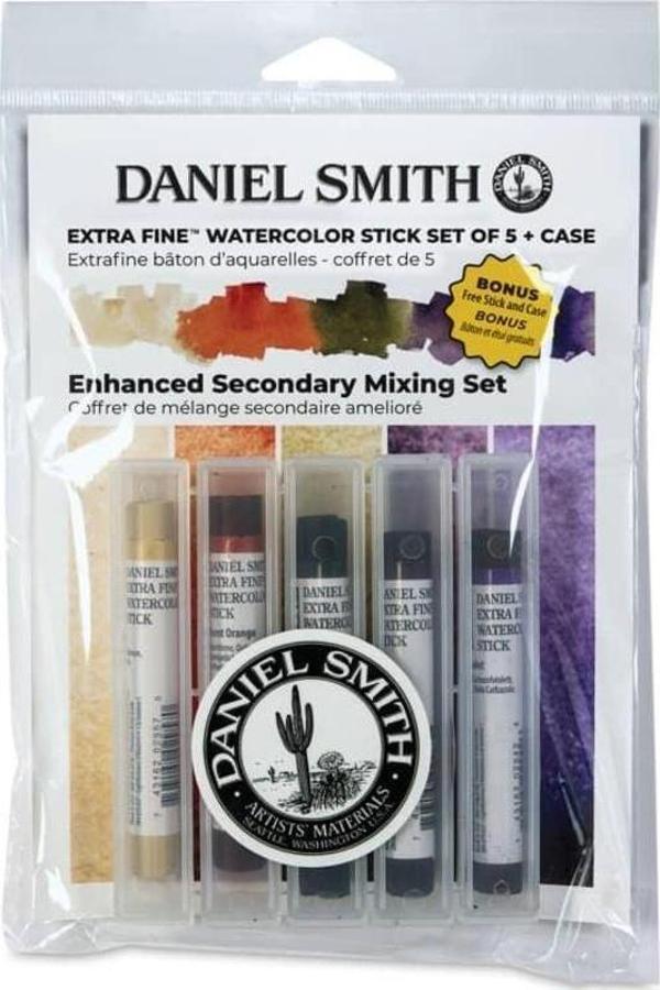 Daniel Smith Watercolor Stick Sulu Boya 5'li Set Enhanced Secondary Mixing - Image 1