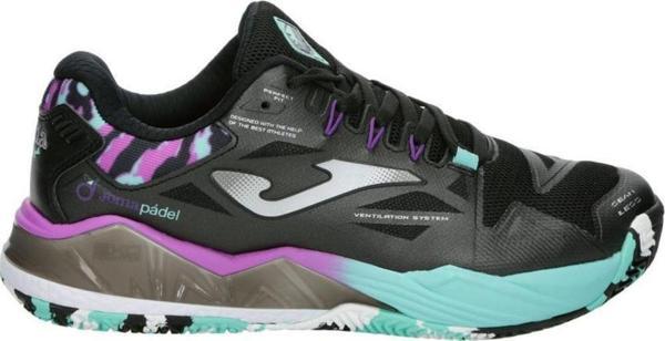 Joma Spin Lady 2401 Kadın Siyah Tenis Ayakkabısı TSPILS2401OM - Image 1
