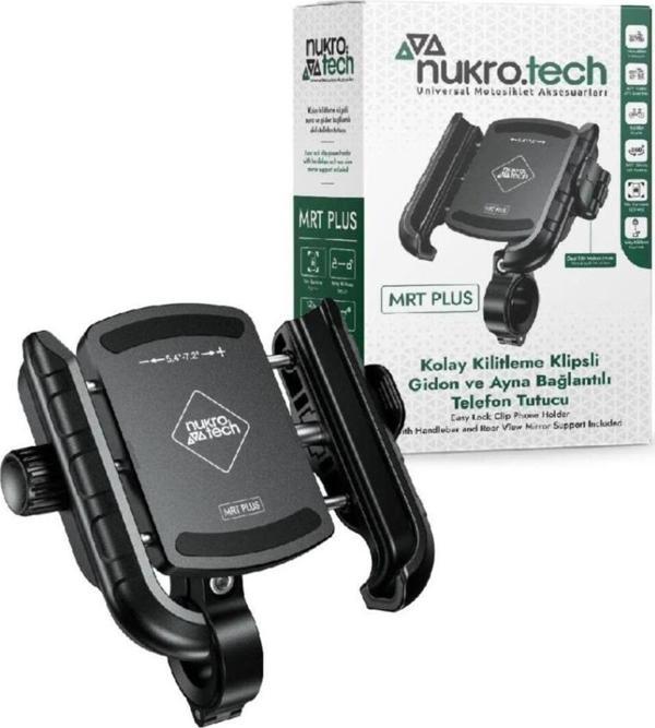 Nukrotech Mrt Plus Klipsli Motosiklet Telefon Tutucu - Image 1