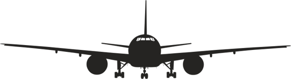 UÇAK FOLYO STİCKER 160cm Uzunluk - Image 1