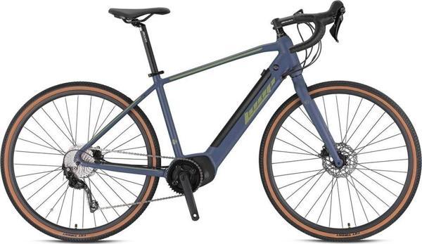 Loop Potenza Gravel Elektrikli Bisiklet 2024 10 Vites 18.5 Inc Mat Gri Yeşil Füme - Image 1