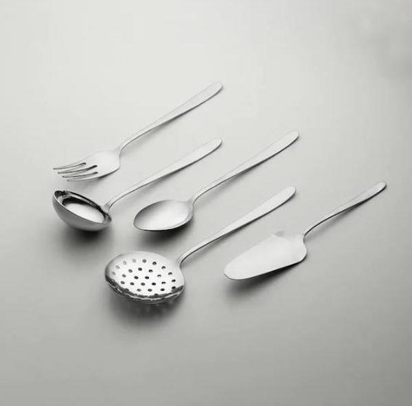 Nehir Sultan Sade 5 Parça Servis Kepçe Seti - Image 1
