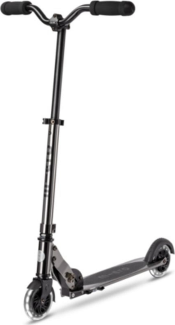 Micro Sprite LED Neochrome Black Scooter - Image 1