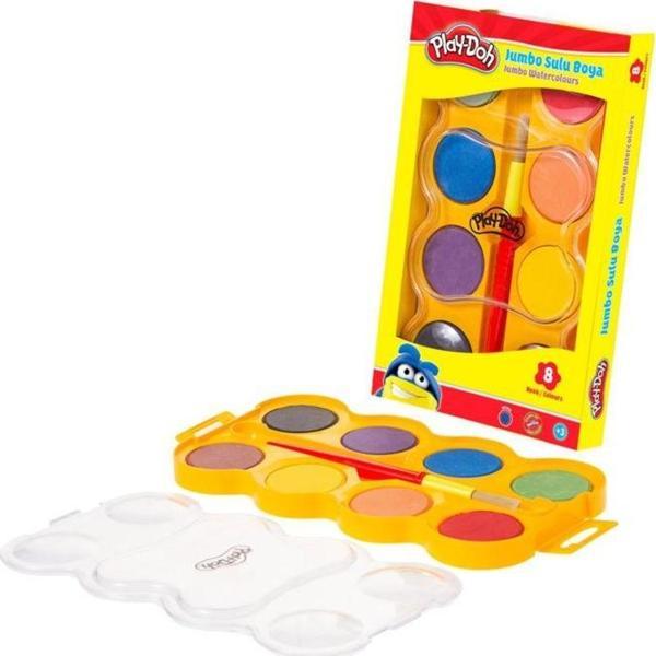 Play-Doh Jumbo Sulu Boya 8 Renk 40 Mm Çap - Image 1
