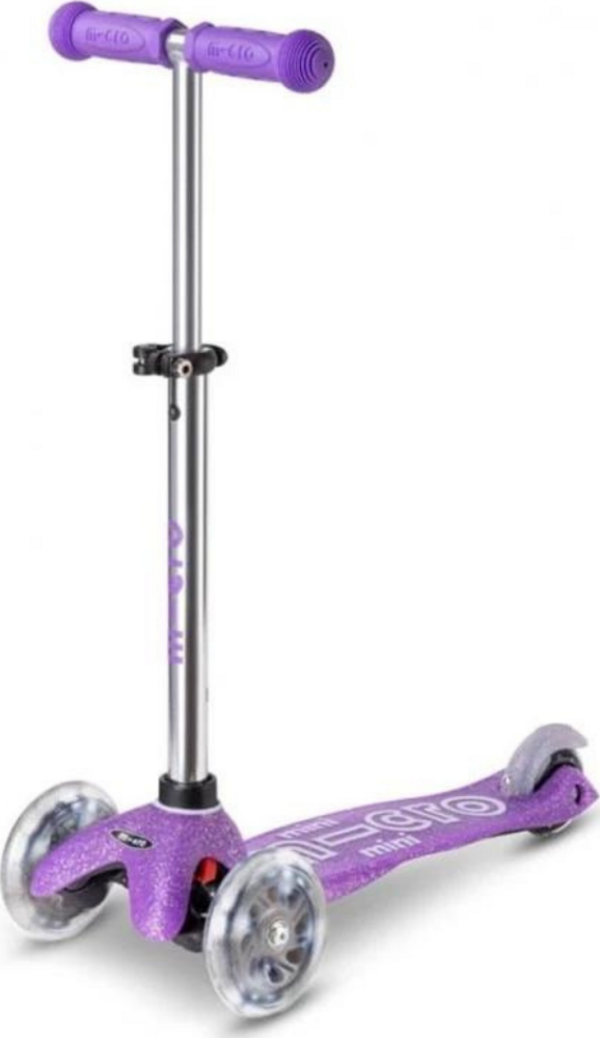 Micro Mini Micro Deluxe Fairy Glitter LED Purple Scooter - Image 1