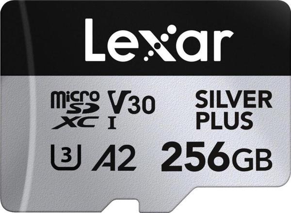 Lexar 256GB Silver Plus 205mb 4K V30 UHSI Micro SD Hafıza Kartı - Image 1