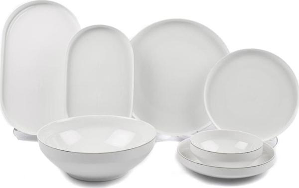Mikasa Moor Gümüş Modern 27 Parça Yemek Takımı - Image 1