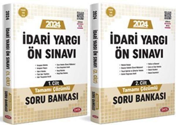2024 İdari Yargı Ön Sınavı Tamamı Çözümlü Soru Bankası 1 - 2 Cilt Data Yayınları - Data Yayınları - Image 1
