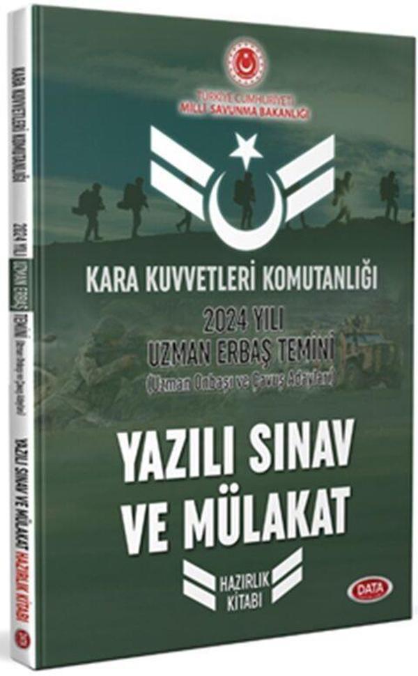 Kara Kuvvetleri Kom 2024 Yılı Uzman Erbaş Temini Yazılı Sınav ve Mülakat Hazırlık Kitabı Data - Data Yayınları - Image 1