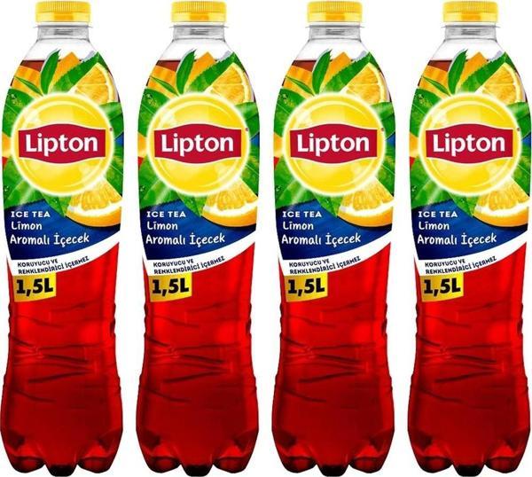 Lipton Ice Tea Limon 1.5 lt X 4 Adet - Image 1