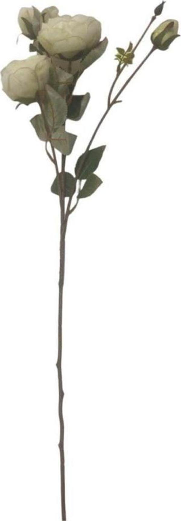 T.Concept Dekoratif Yapay Gül Çiçek 65 Cm Beyaz Renk - Image 1