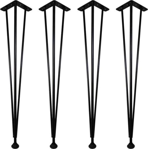 Metal Firkete Ayarlanabilir Pingo Ayaklı Mutfak Masası Ayağı 80 Cm - Image 1