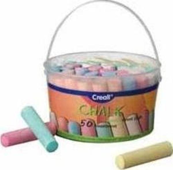 Creall Chalk Kalın Tebeşir 50'li Set - Image 1