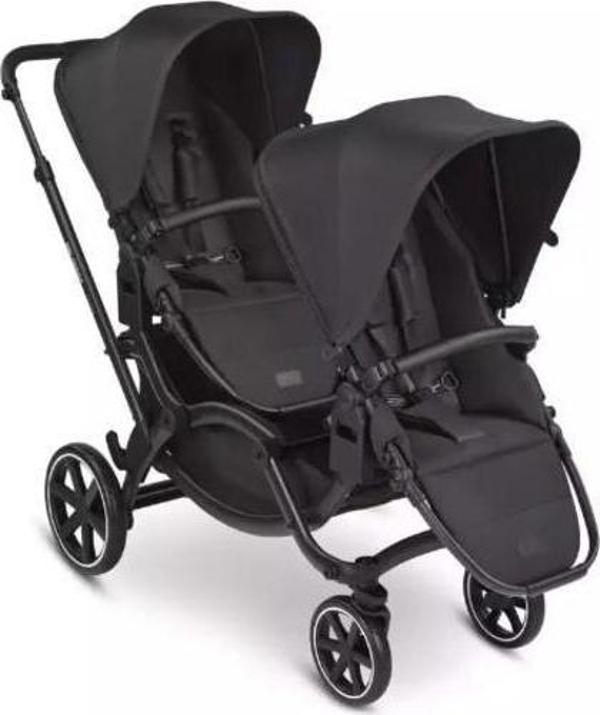 Abc Design Zoom Ink Ikiz Bebek Arabası Black - Image 1