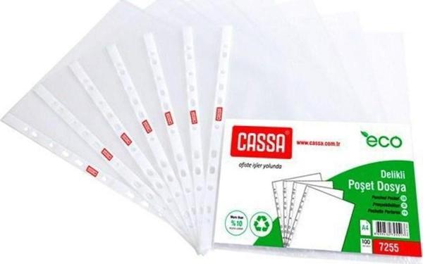 CASSA Buzlu Poşet Dosya 35 Mikron Eco 100'lü Paket - Image 1