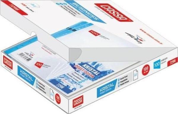 CASSA Kristal Poşet Dosya 100 Mikron 100'lü Paket - Image 1