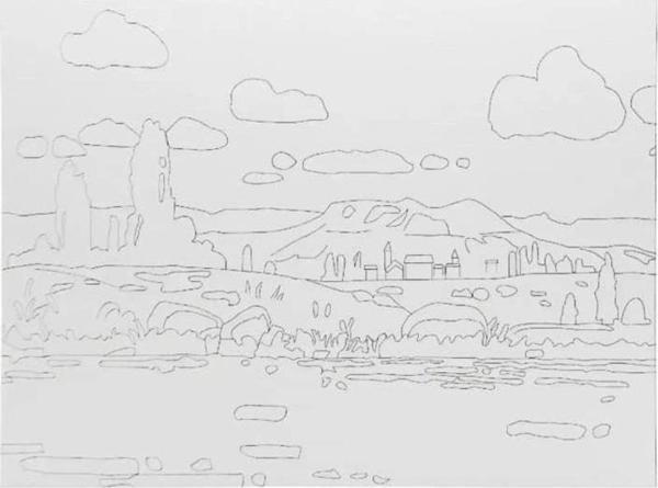 St. Petersburg Desenli Pres Tuval 30x40 cm Landscape-2 - Image 1