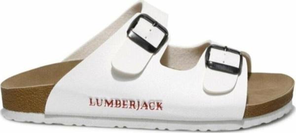 Lumberjack Mendy Tokalı Beyaz Yazlık Kadın Plaj Terlik - Image 1