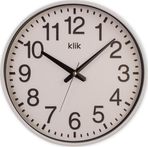 Simplex Beyaz Minimalist Duvar Saati - Image 1