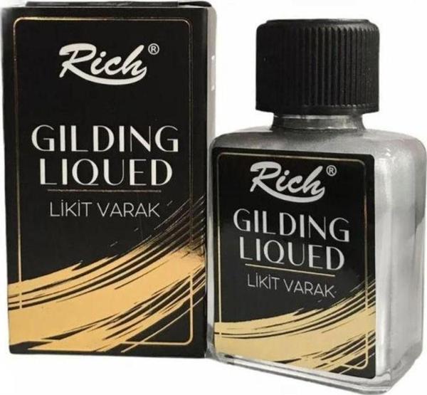 Rich Gilding Liqued Sıvı Varak 75 cc Gümüş - Image 1
