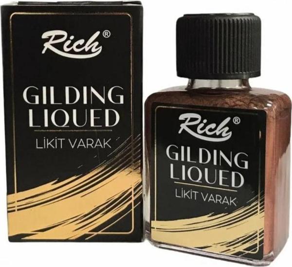 Rich Gilding Liqued Sıvı Varak 75 cc Bakır - Image 1