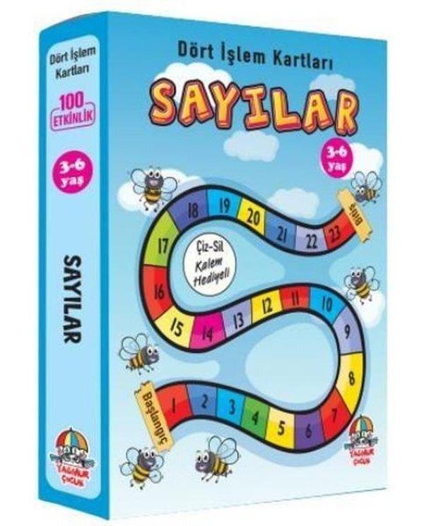 Dört İşlem Kartları - Sayılar (3 - 6 Yaş) - Yağmur Çocuk - Image 1