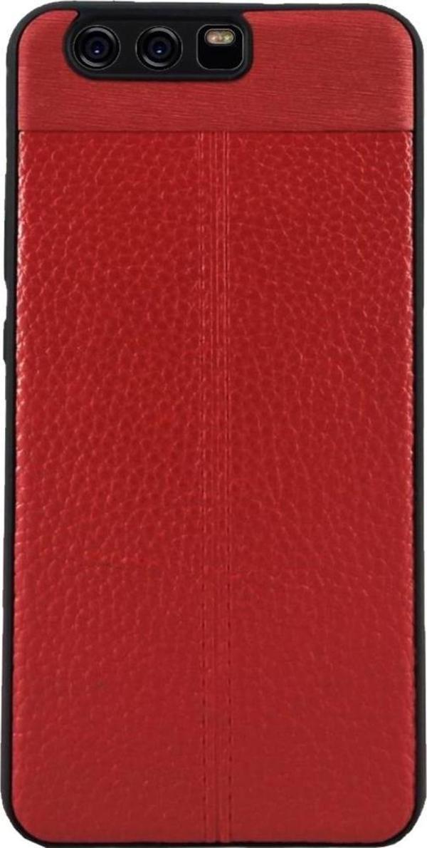 FitCase Huawei P10 Auto Focus Silikon Arka Kapak Kırmızı - Image 1