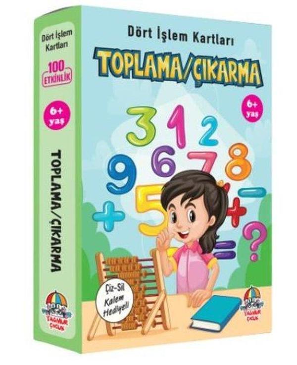 Dört İşlem Kartları - Toplama/Çıkarma (6+ Yaş) - Yağmur Çocuk - Image 1