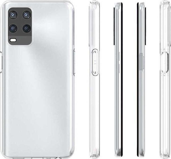FitCase Oppo A54 Kılıf Kamera Korumalı Silikon Şeffaf Arka Kapak - Image 1