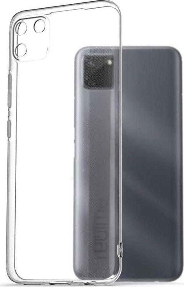FitCase Realme C11 Kılıf Kamera Korumalı Silikon Şeffaf Arka Kapak - Image 1
