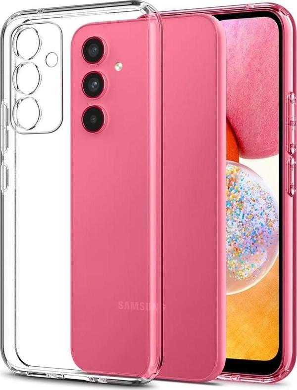 FitCase Samsung Galaxy A14 Kılıf Kamera Korumalı Silikon Şeffaf Kapak - Image 1