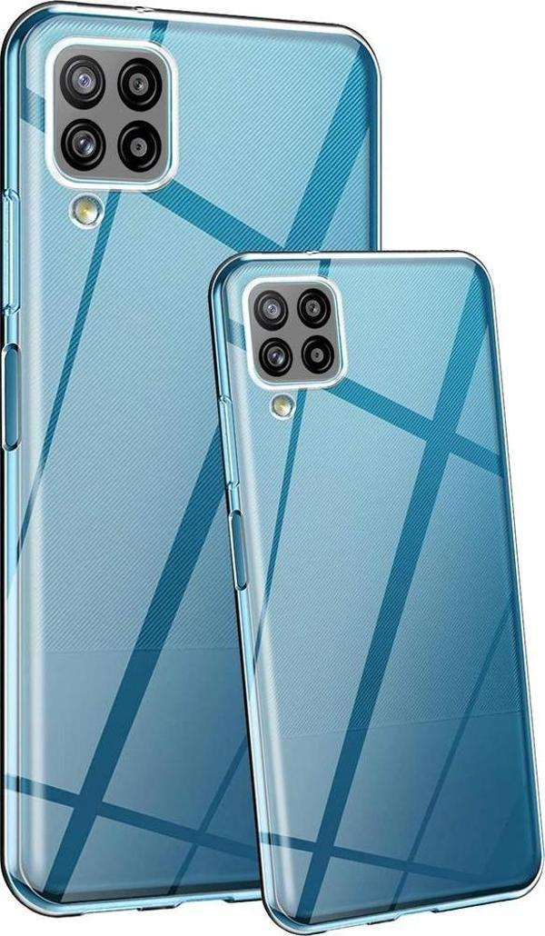 FitCase Samsung Galaxy A22 M22 M32 Kılıf Kamera Korumalı Silikon Şeffaf Arka Kapak - Image 1