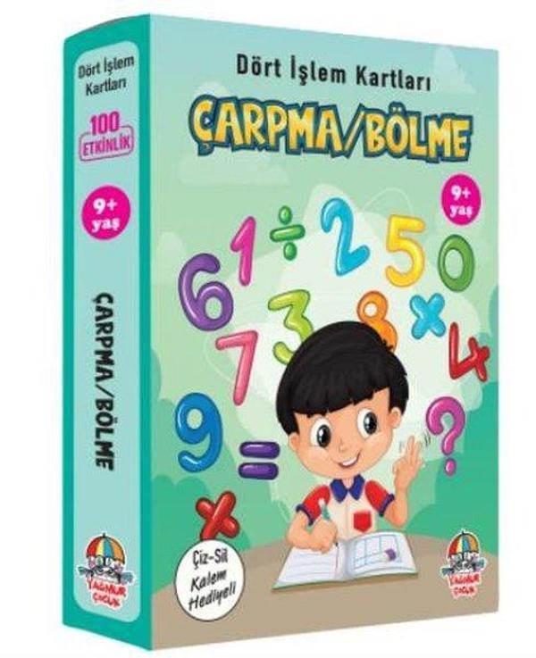 Dört İşlem Kartları - Çarpma/Bölme (9+ Yaş) - Yağmur Çocuk - Image 1