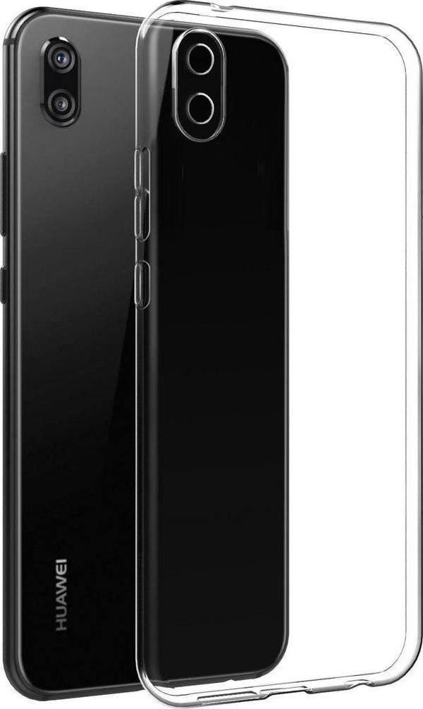 Huawei Y5 2019 Kılıf FitCase Toz Koruma Tıpalı Şeffaf Arka Kapak - Image 1